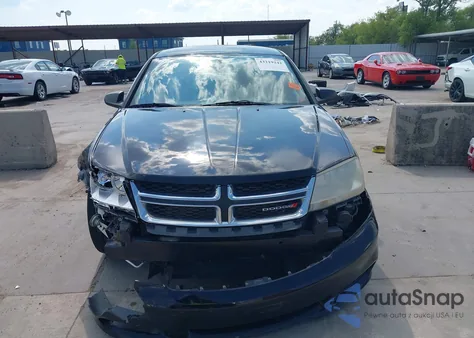 2013 Dodge Avenger Se V6 из США, поврежденный, VIN 1C3CDZAG4DN717676